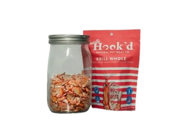 1ea Totally Hook'd Freeze-Dried Krill 1oz - Treats